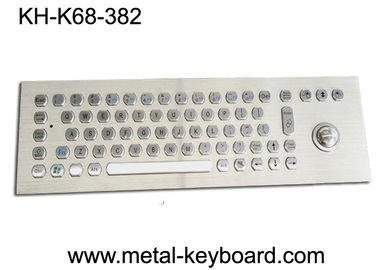 Teclado industrial metálico terminal do autosserviço do quiosque com Trackball, USB