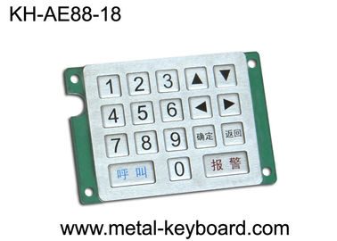 Teclado numérico numérico personalizado do metal do teclado com material de aço inoxidável áspero
